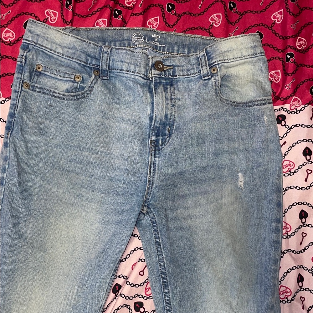 Slim Fit Light Blue Jeans for boys